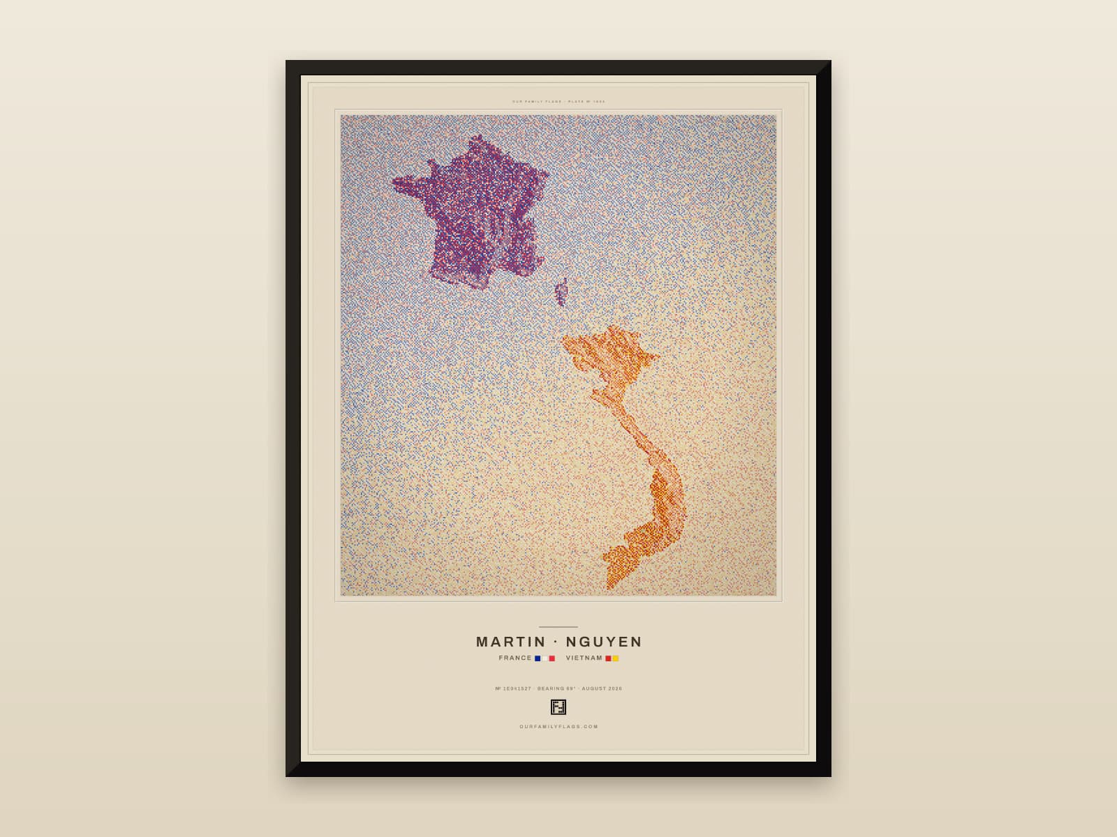 France and Vietnam print