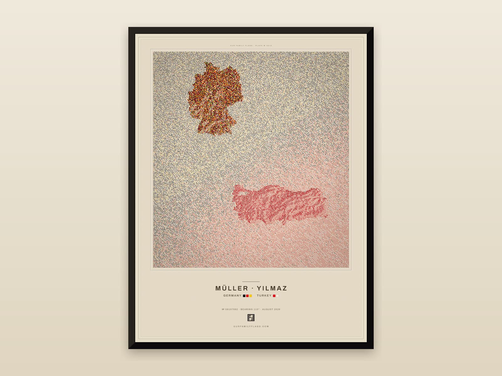 Germany and Turkey print