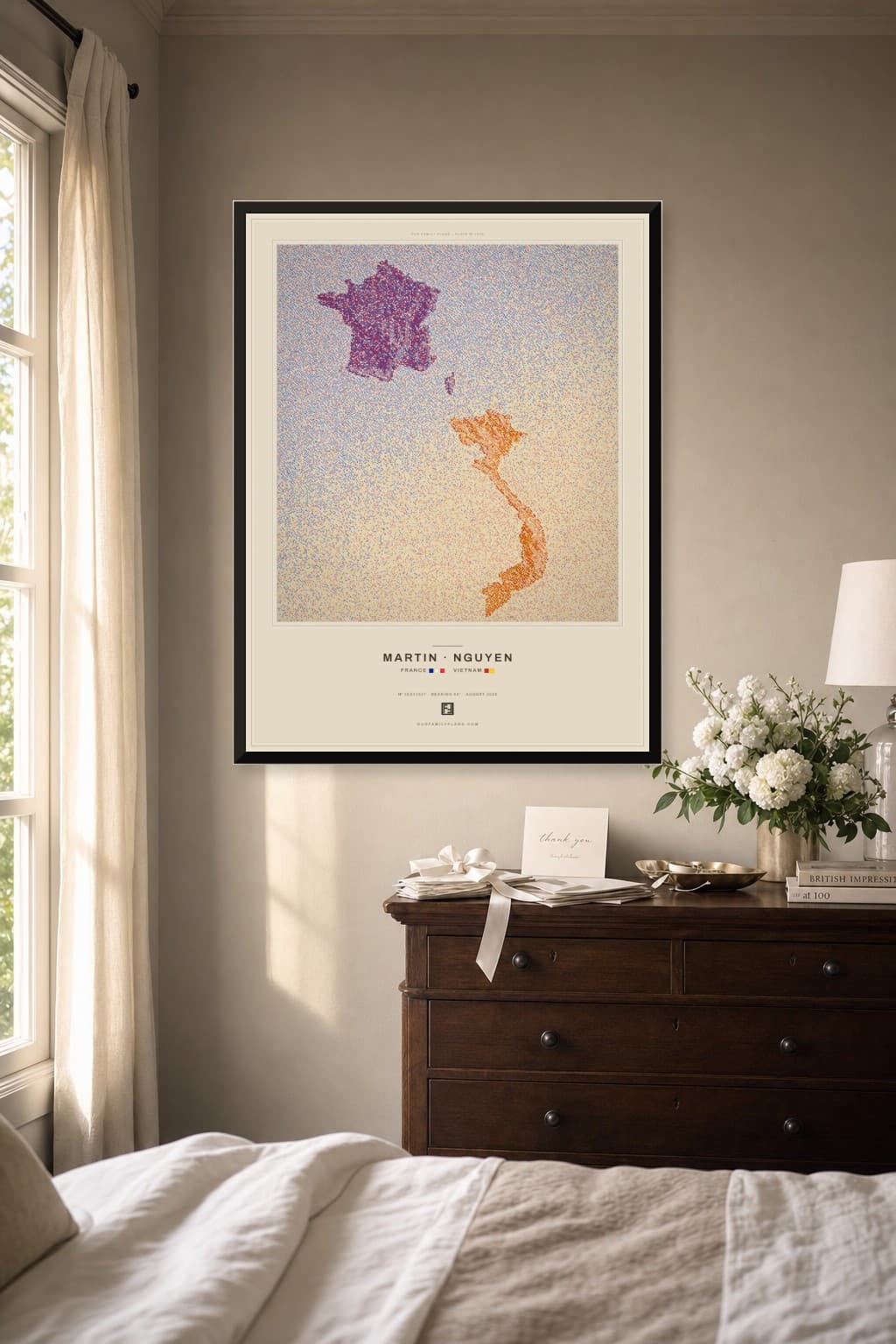 Wedding — France and Vietnam print
