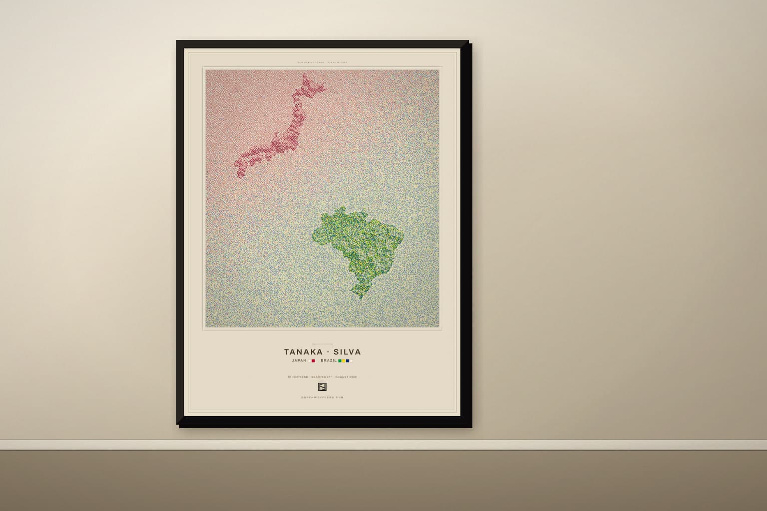 Japan and Brazil print