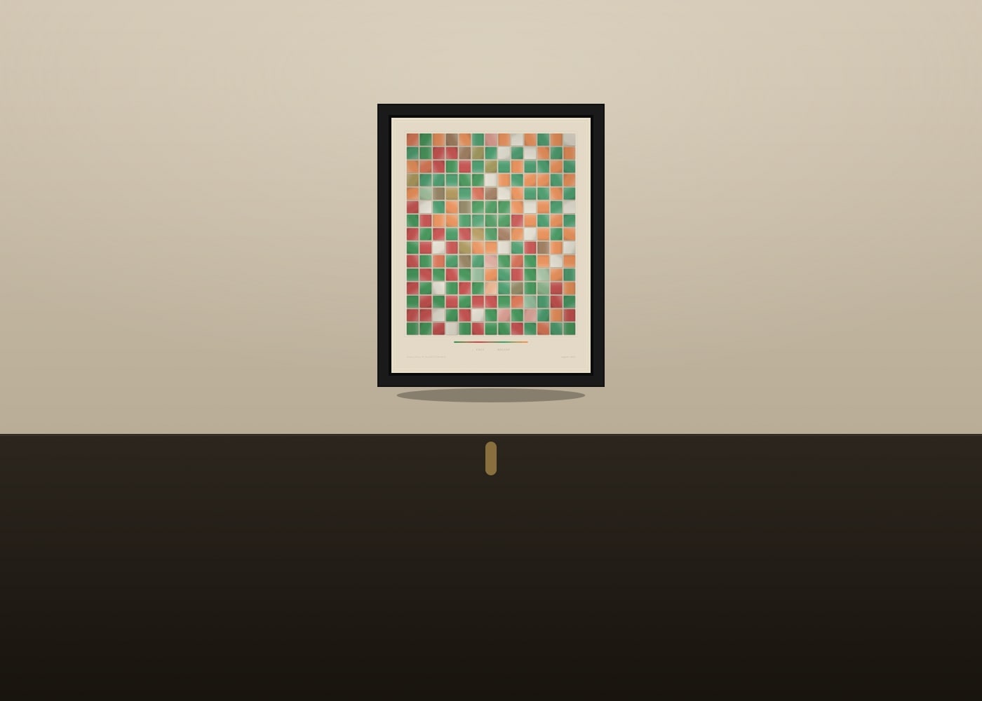 Framed canvas — Italy & Ireland